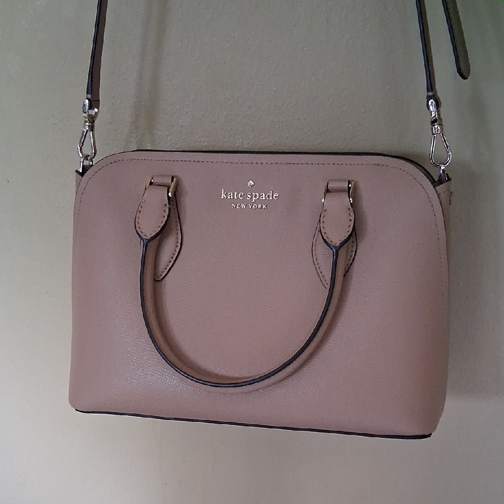 Kate Spade Tan Crossbody Bag with Adjustable Strap